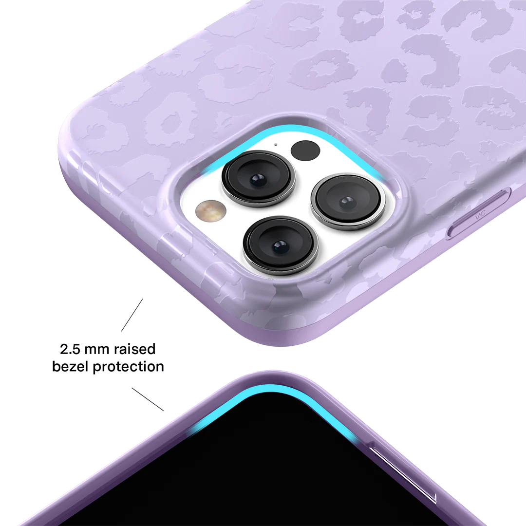 Lilac Leopard iPhone Case - Image 57