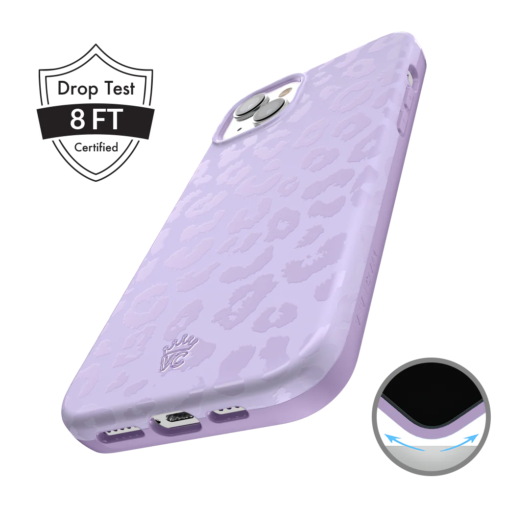 Lilac Leopard iPhone Case - Image 71