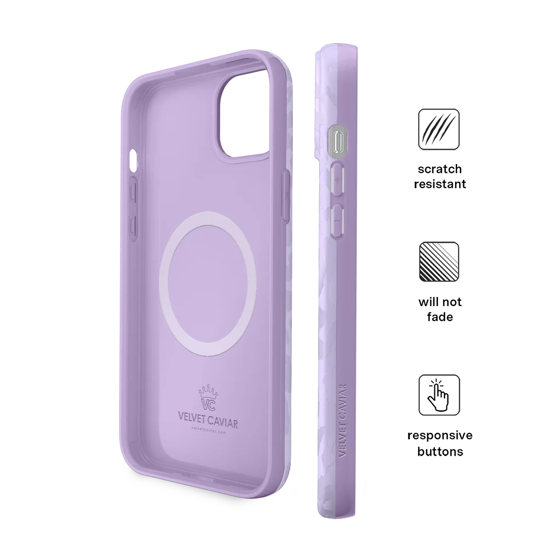 Lilac Leopard iPhone Case - Image 72