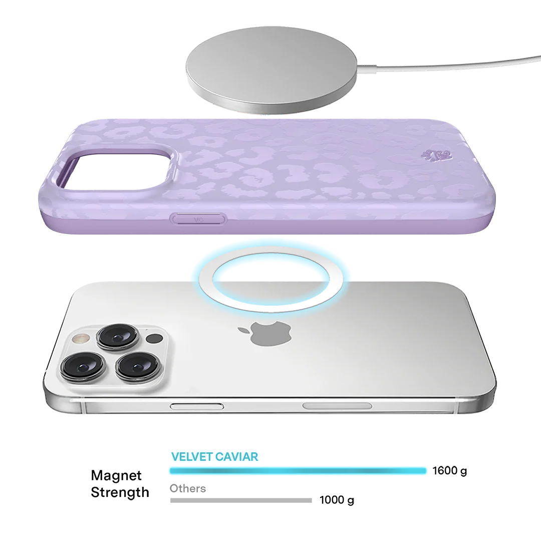 Lilac Leopard iPhone Case - Image 76