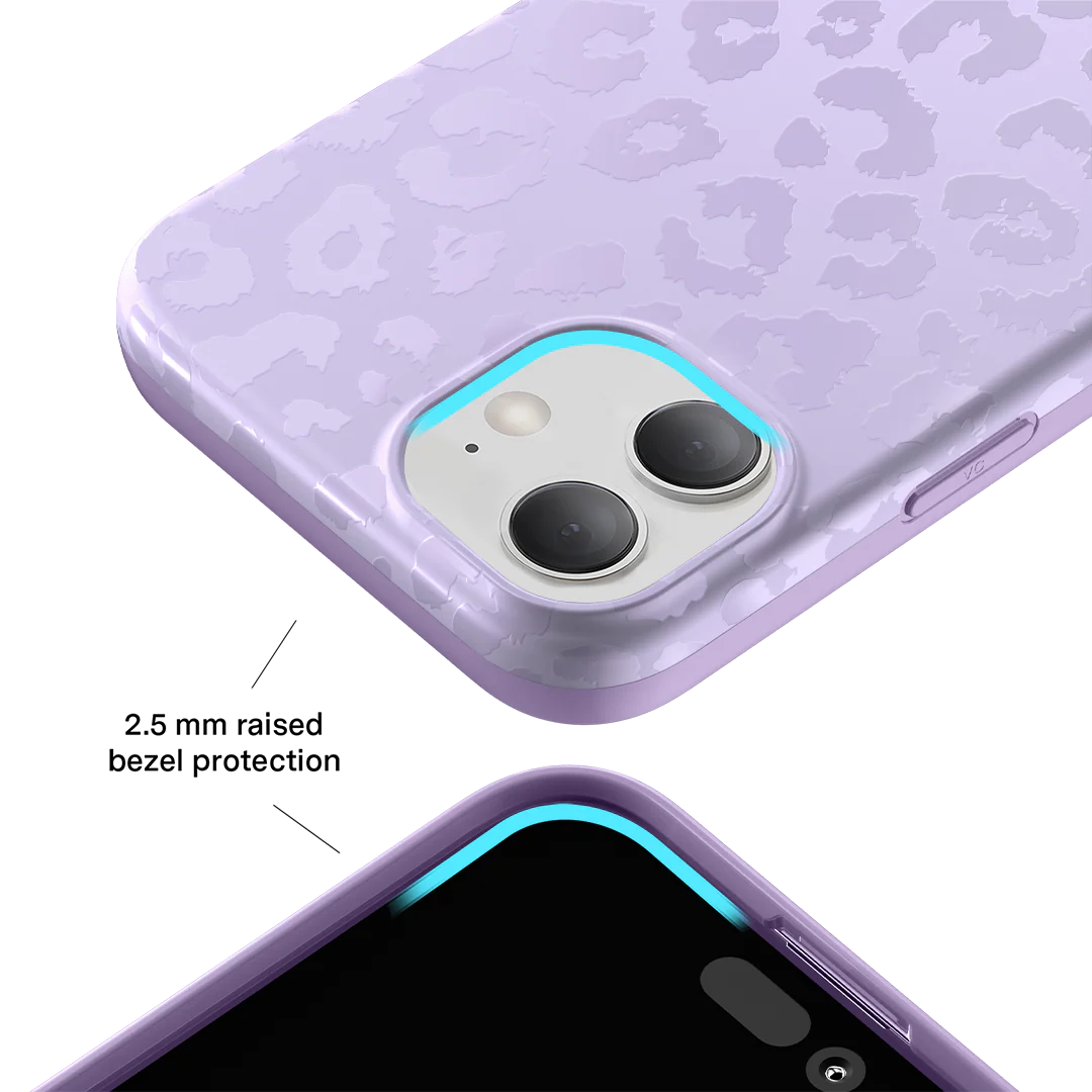 Lilac Leopard iPhone Case - Image 87