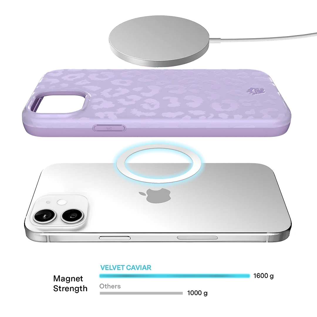 Lilac Leopard iPhone Case - Image 94