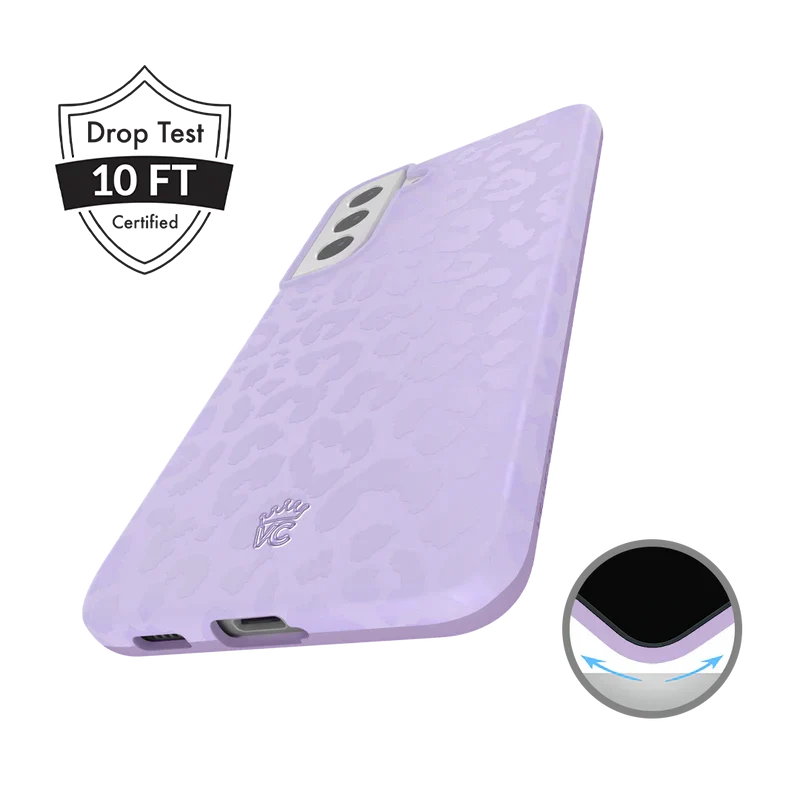 Lilac Leopard Samsung Case - Image 36