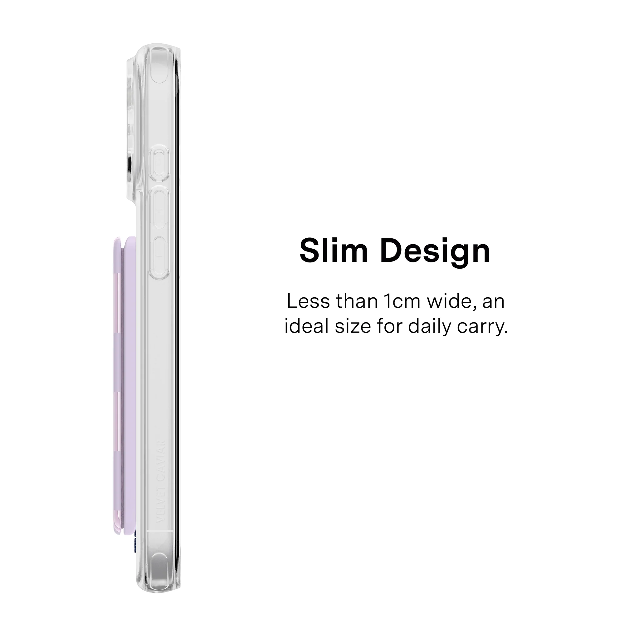 Lilac Vibe Checkered Magsafe Wallet - Image 5