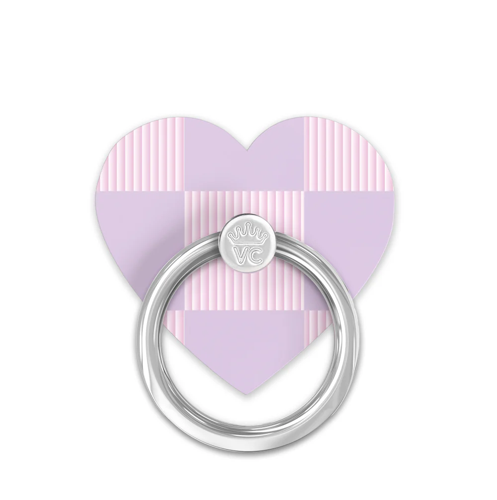Lilac Vibe Checkered Phone Ring