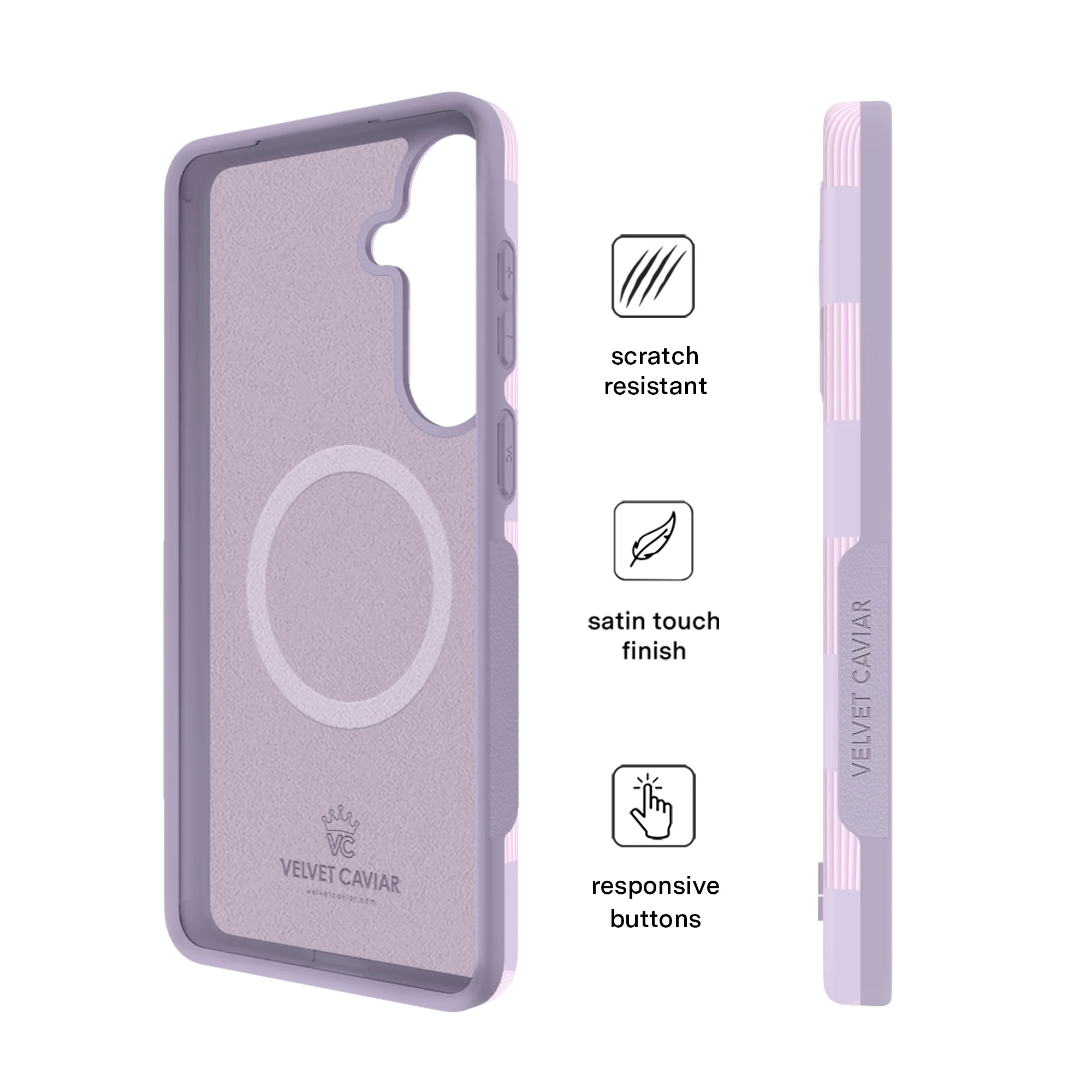 Lilac Vibe Checkered Samsung Case - Image 85