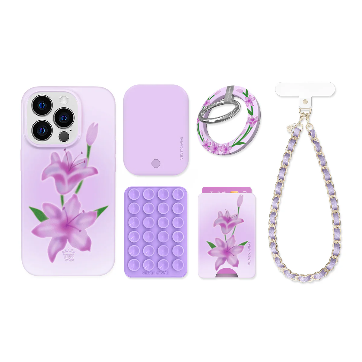 Love Spell Lily Floral iPhone Bundle Set - Image 14