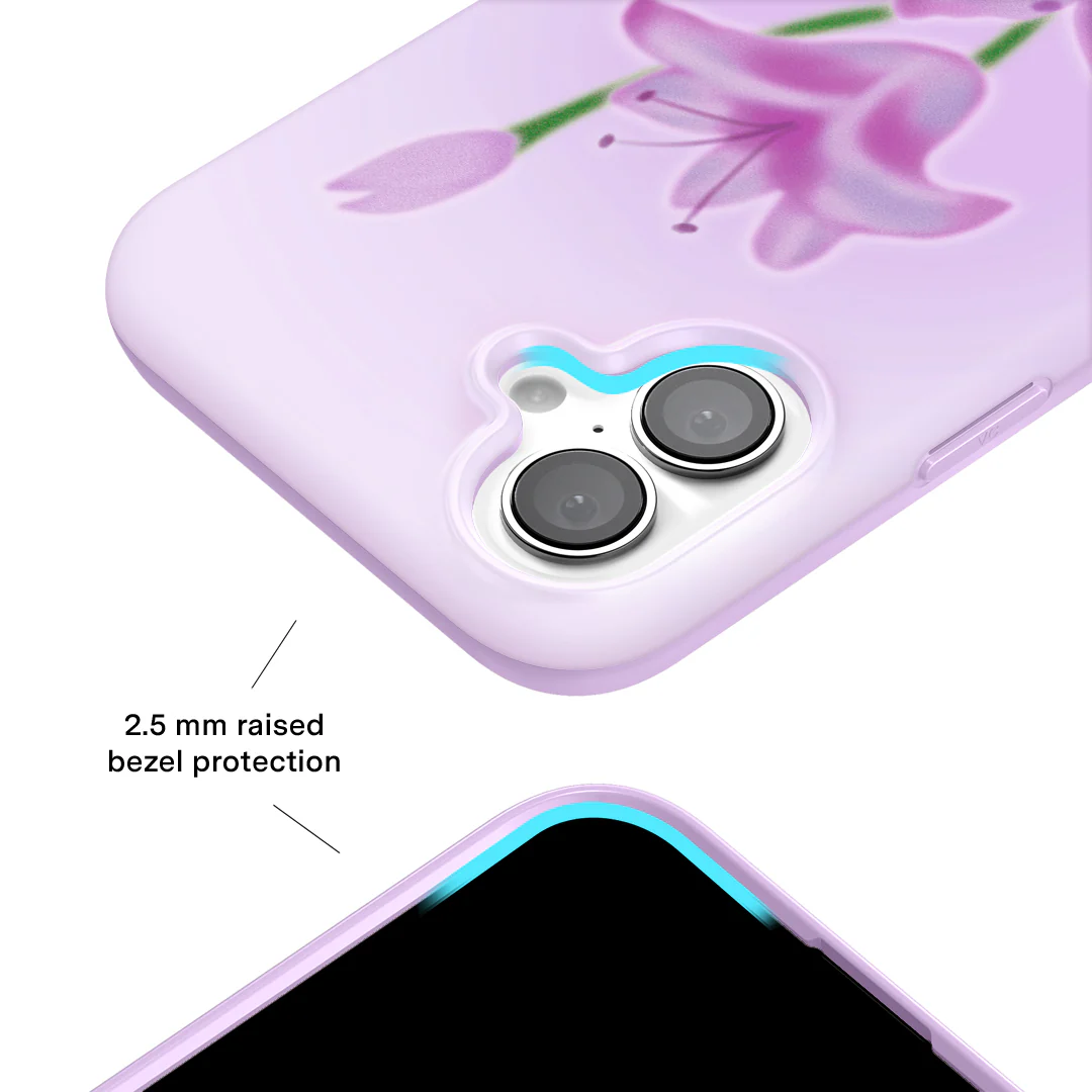 Love Spell Lily Floral iPhone Case - Image 2