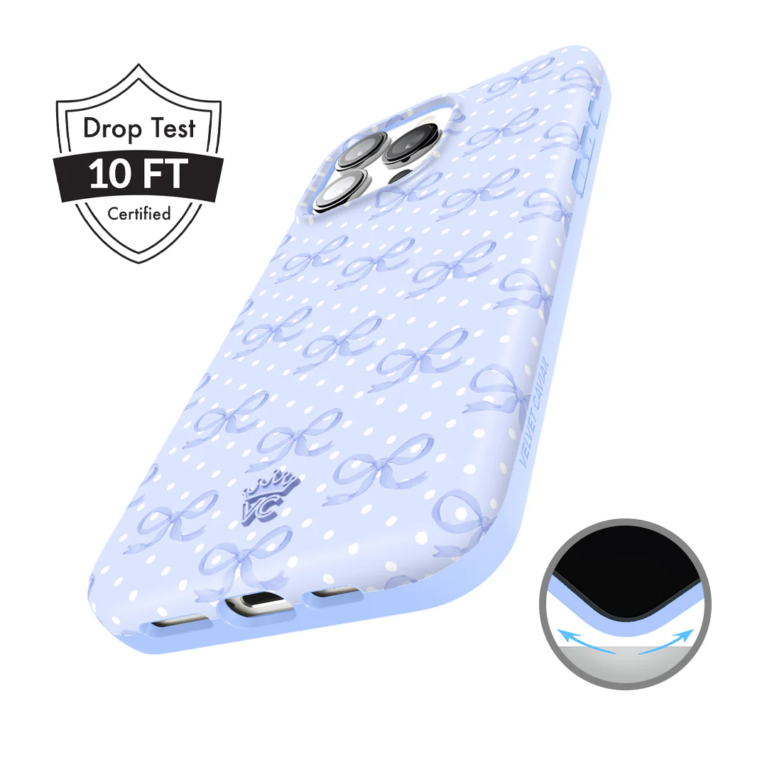 Lovely Blue Bows iPhone Case - Image 34
