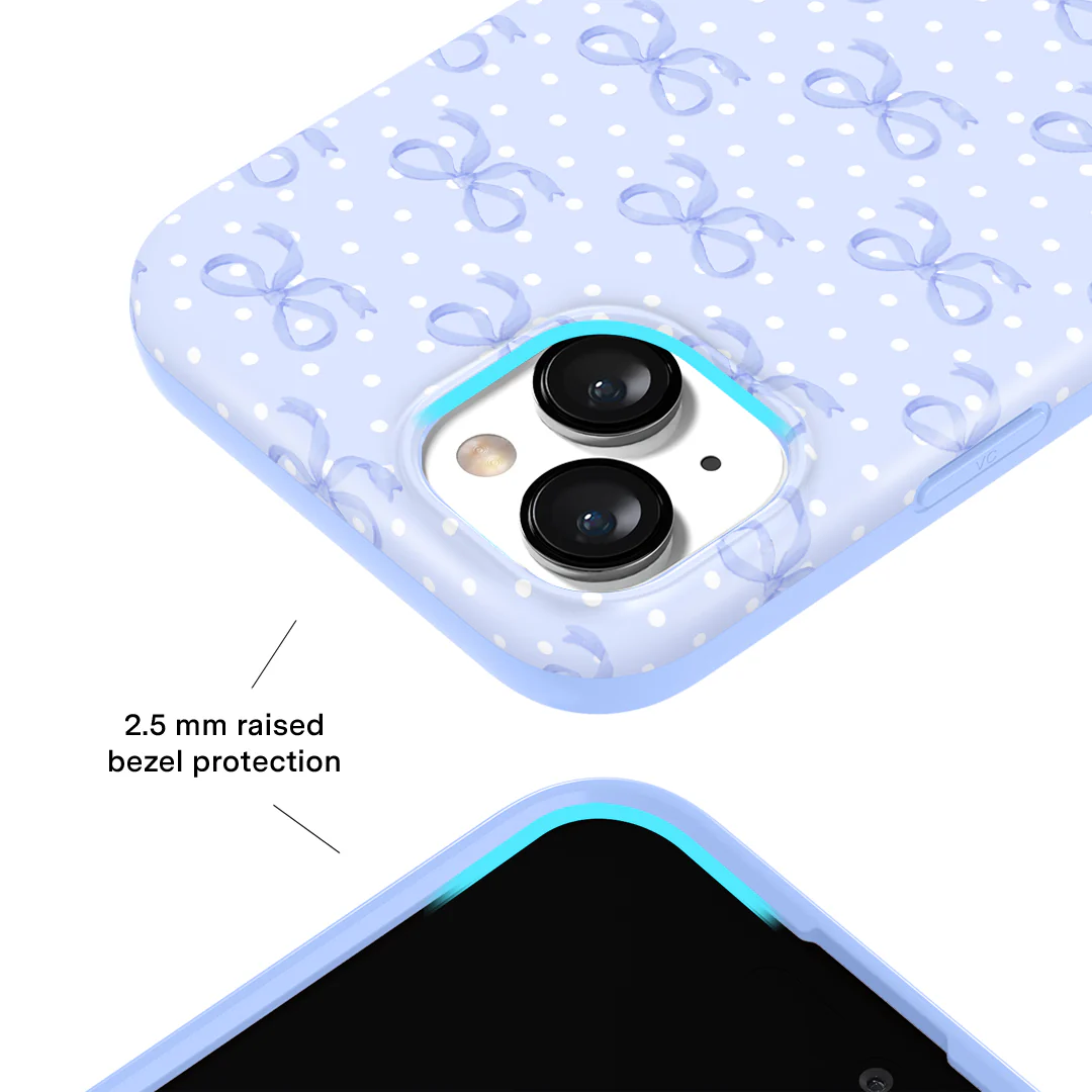 Lovely Blue Bows iPhone Case - Image 37