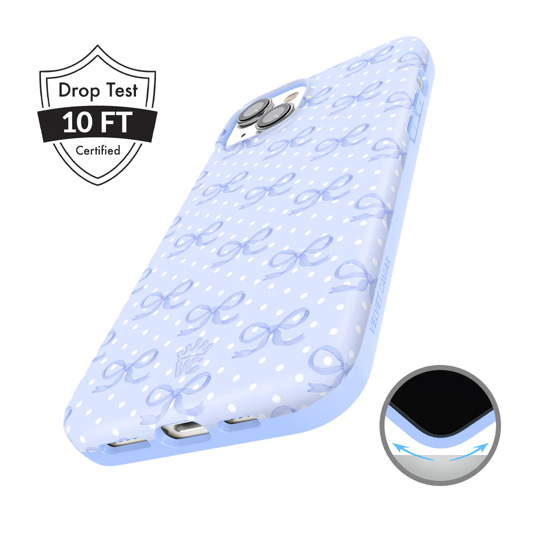 Lovely Blue Bows iPhone Case - Image 64