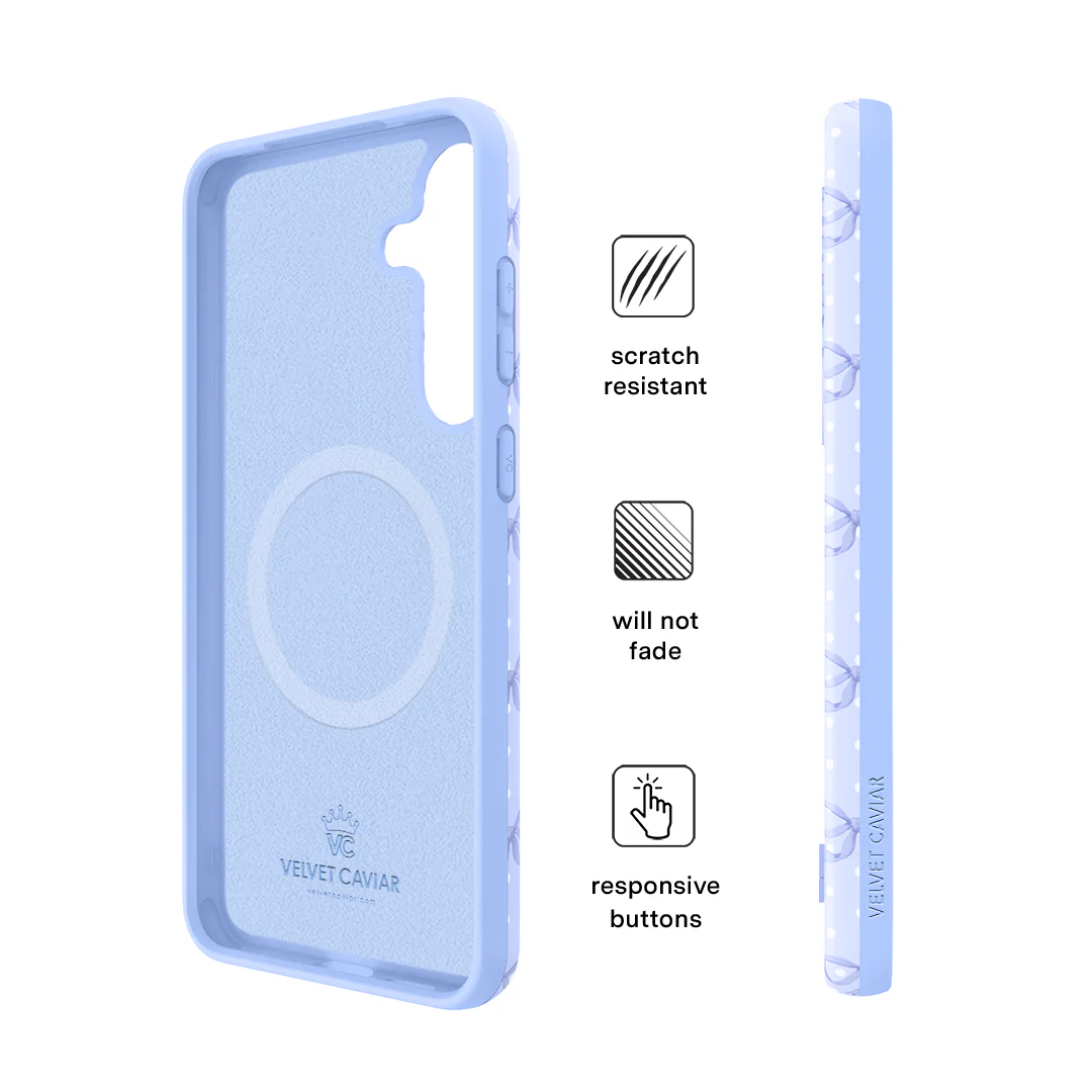 Lovely Blue Bows Samsung Case - Image 5