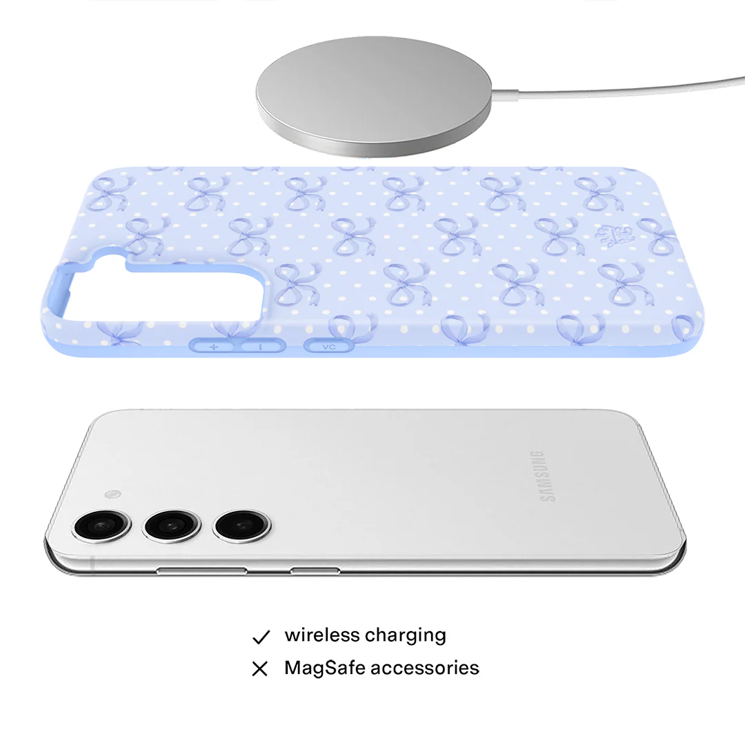 Lovely Blue Bows Samsung Case - Image 53