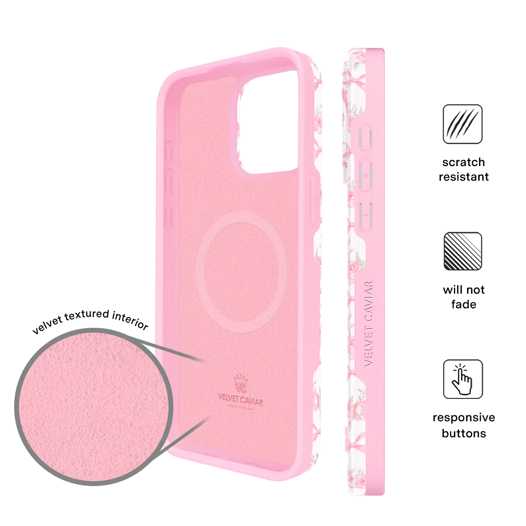Lovely Pink Bows iPhone Case - Image 35