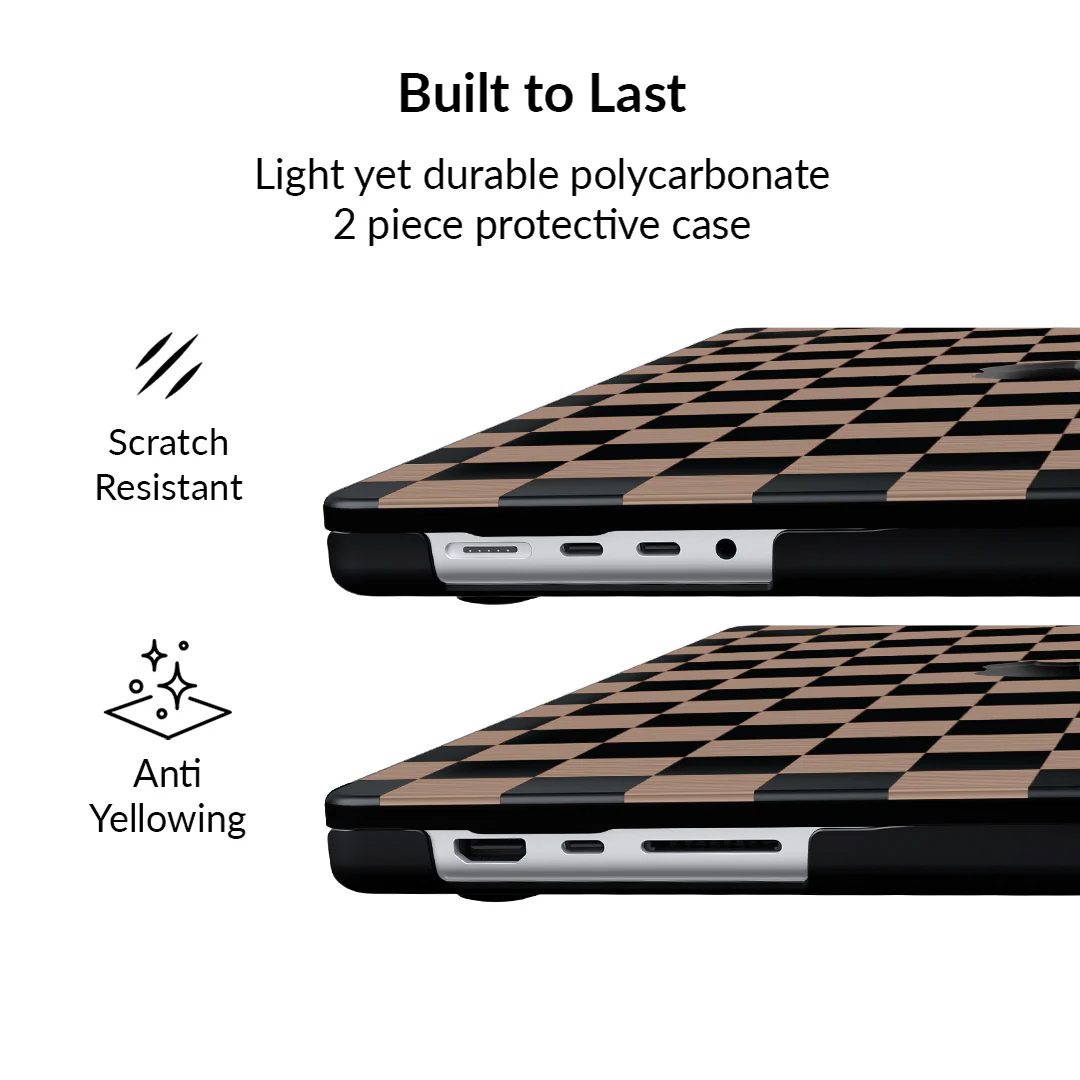 Mocha Vibe Check MacBook Case - Image 34