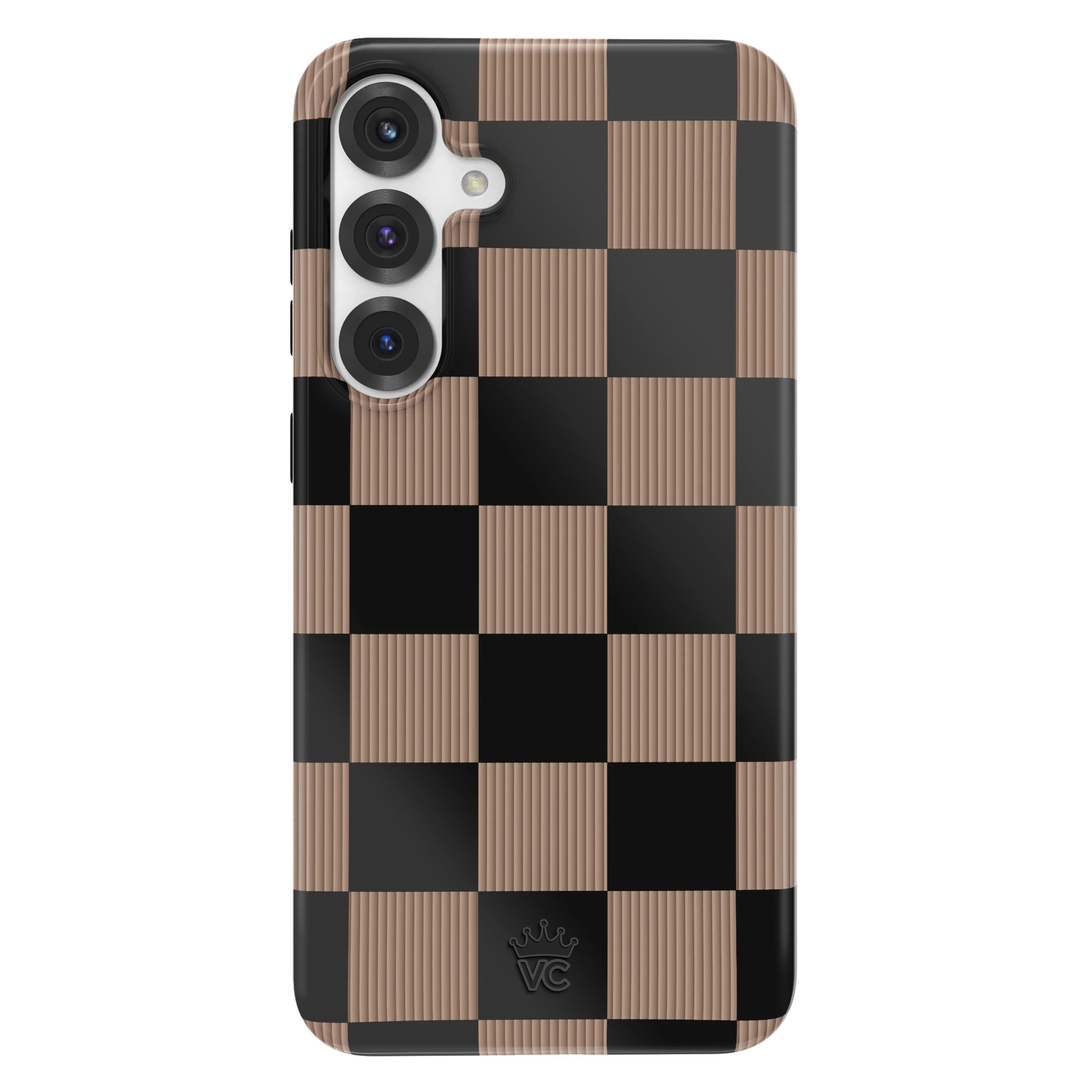 Mocha Vibe Checkered Samsung Case - Image 84