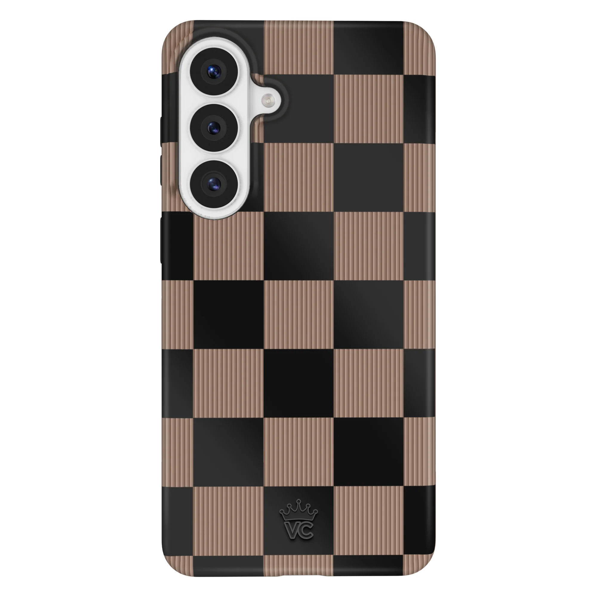 Mocha Vibe Checkered Samsung Case - Image 90