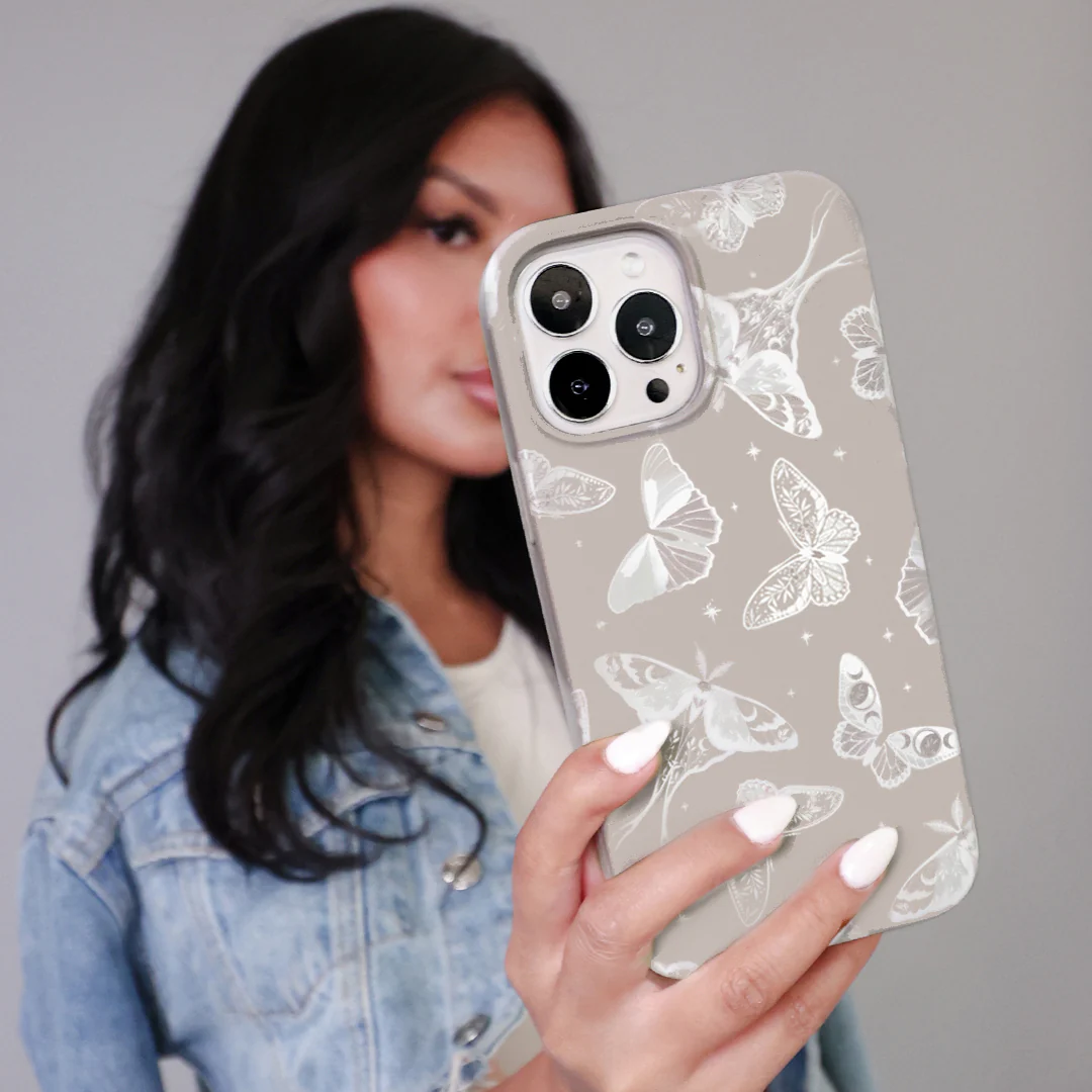 Moonlight Moths iPhone Case - Image 56