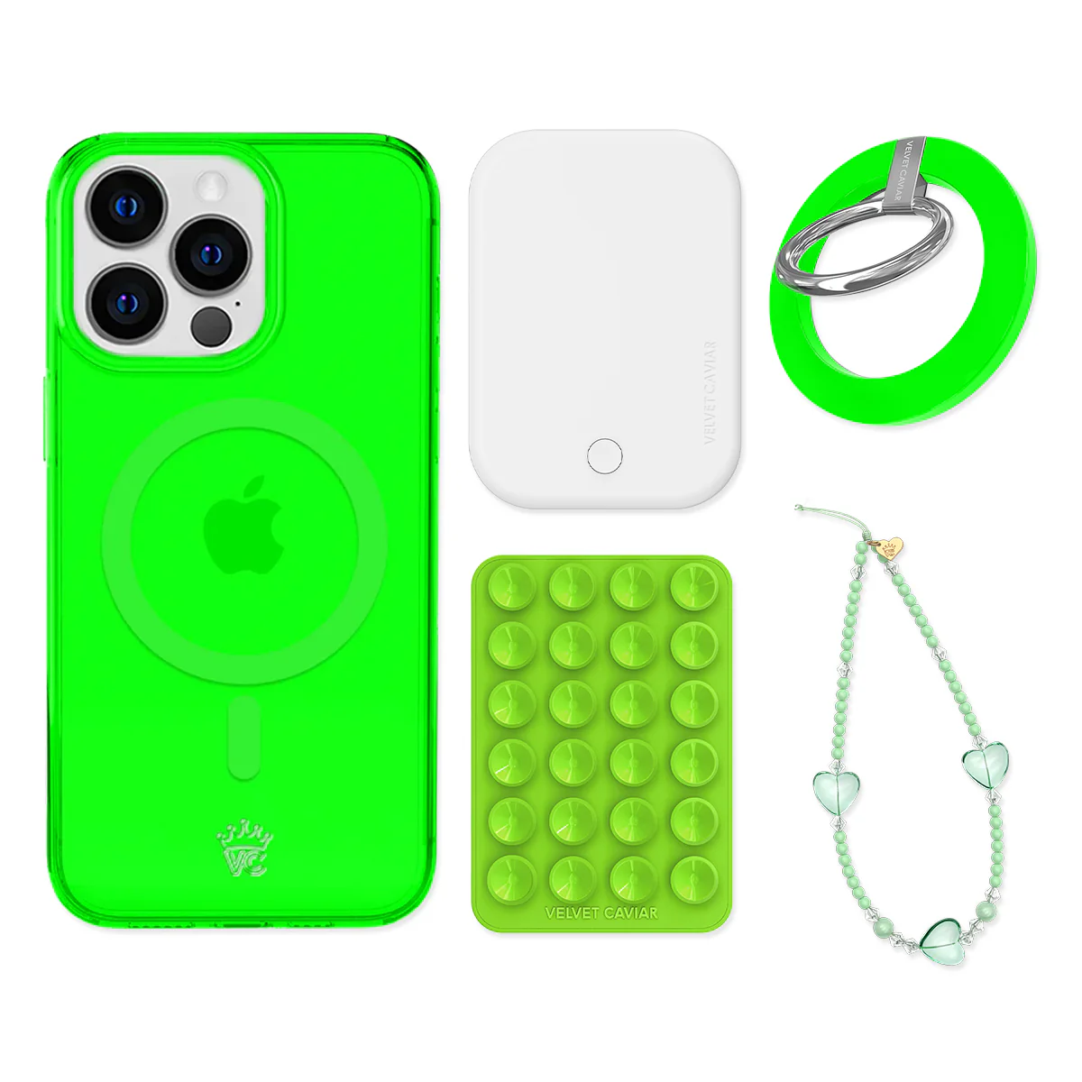 Neon Green iPhone Bundle Set - Grip - Image 10