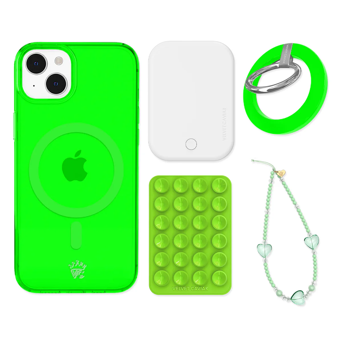 Neon Green iPhone Bundle Set - Grip - Image 12