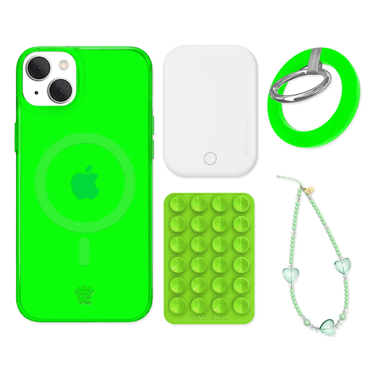 Neon Green iPhone Bundle Set - Grip - Image 8