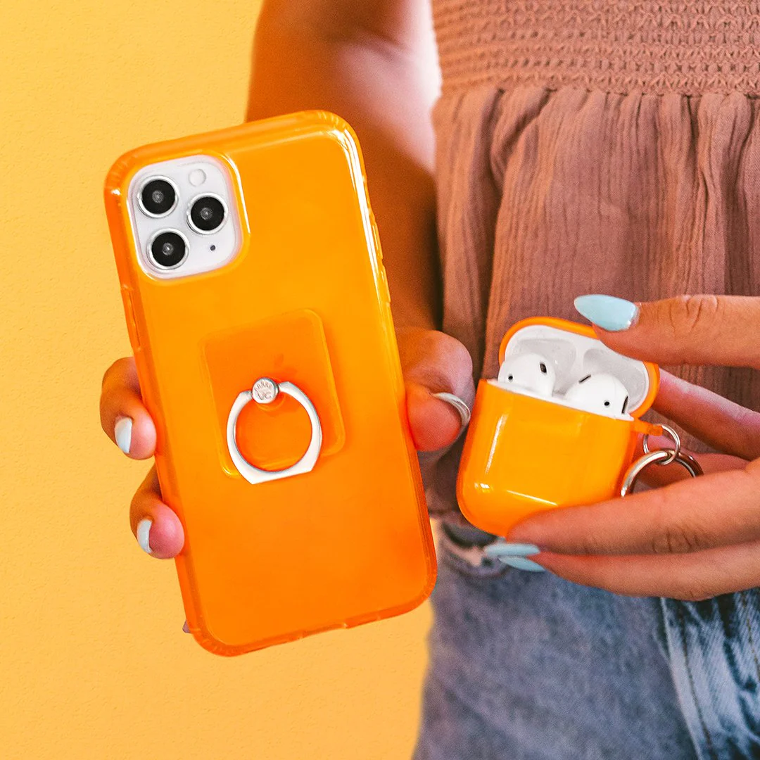 Neon Orange AirPod Case - Image 16