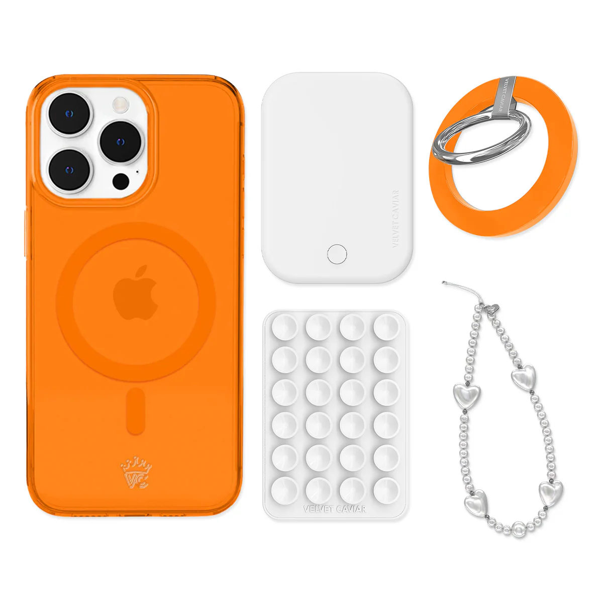 Neon Orange iPhone Bundle Set - Grip - Image 15