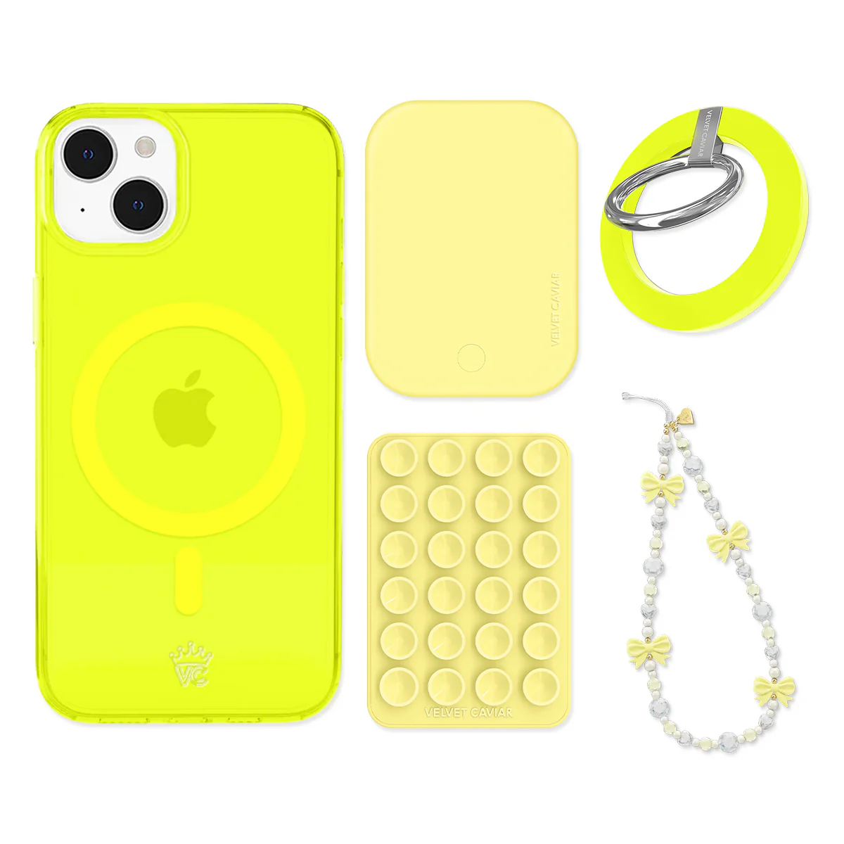 Neon Yellow iPhone Bundle Set - Grip - Image 13