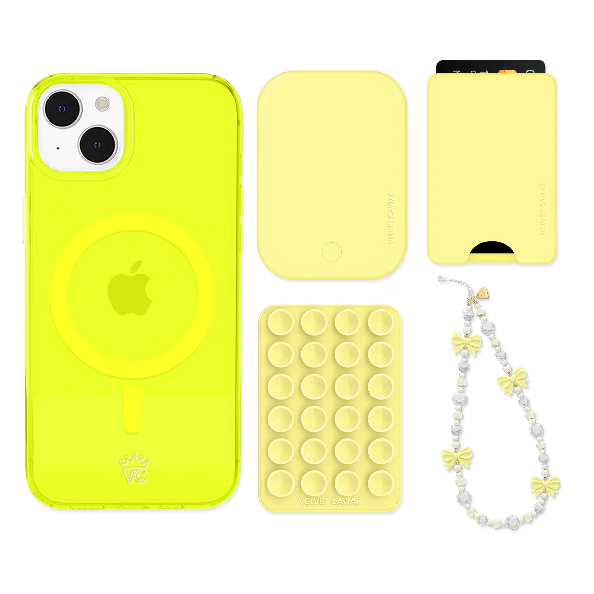 Neon Yellow iPhone Bundle Set - Wallet - Image 10