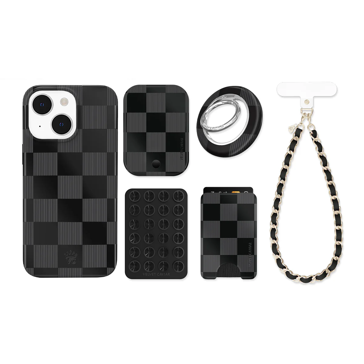 Noir Vibe Checkered iPhone Bundle Set - Image 5