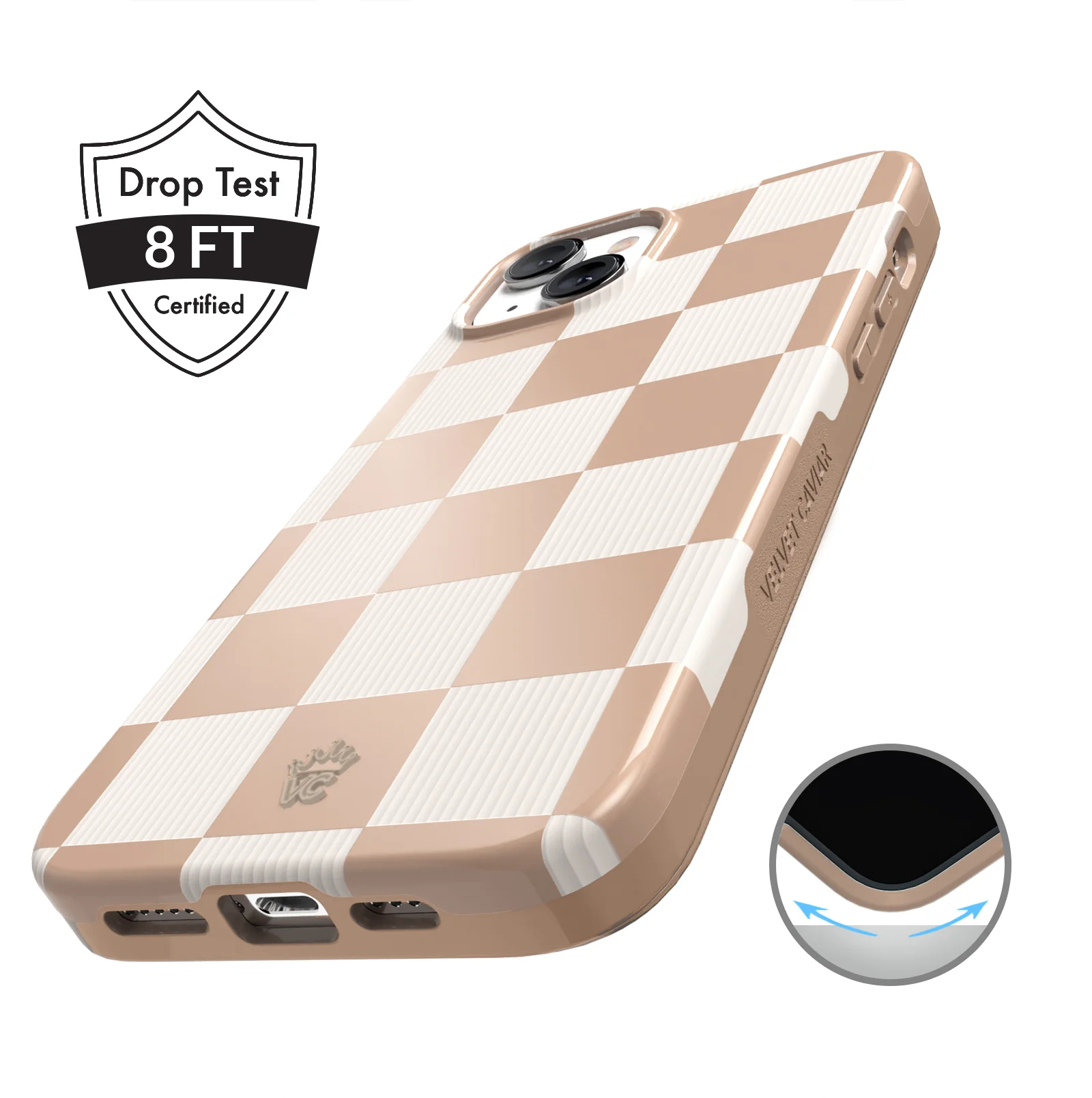 Nude Vibe Checker iPhone Case - Image 14