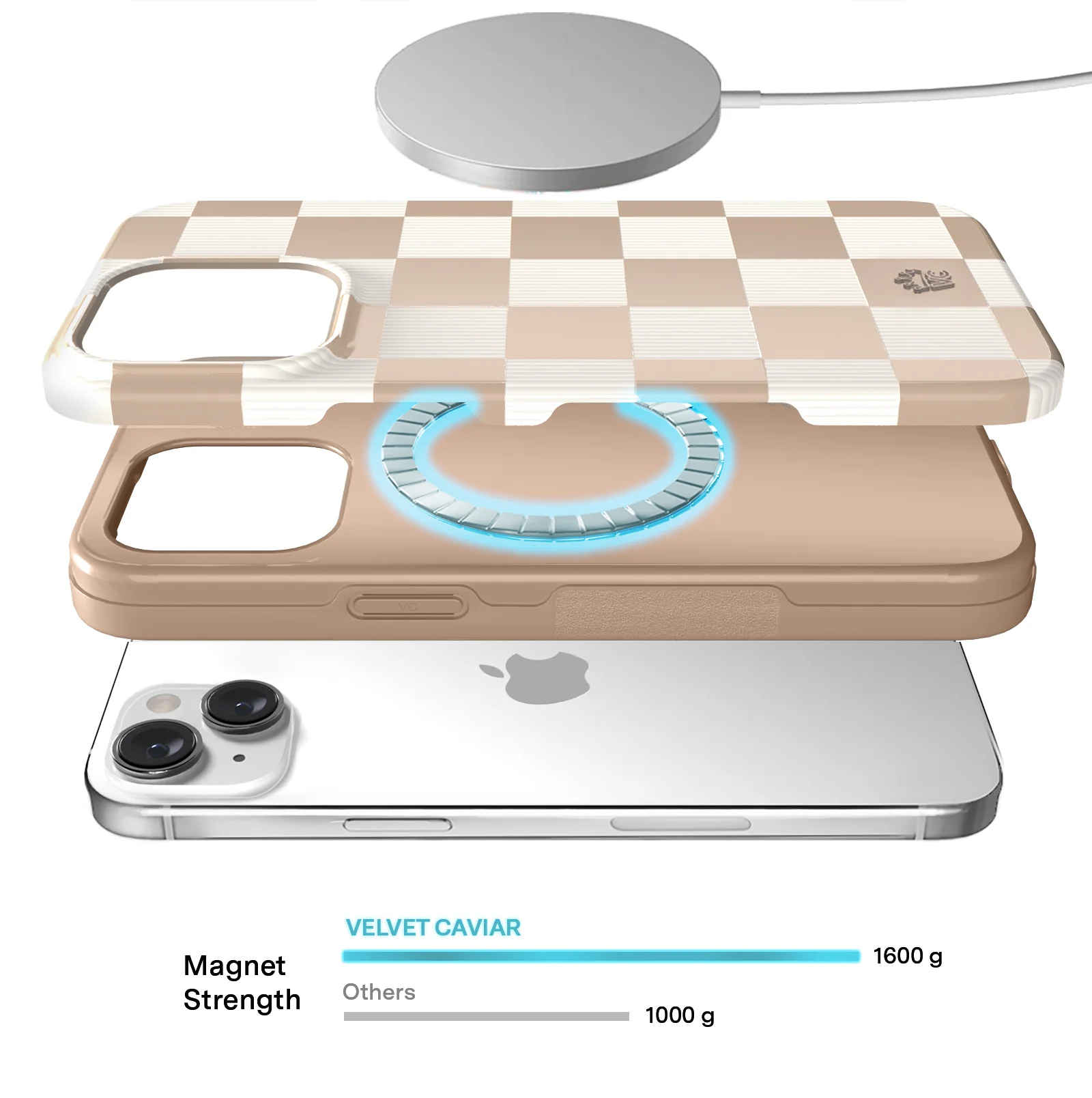 Nude Vibe Checker iPhone Case - Image 18