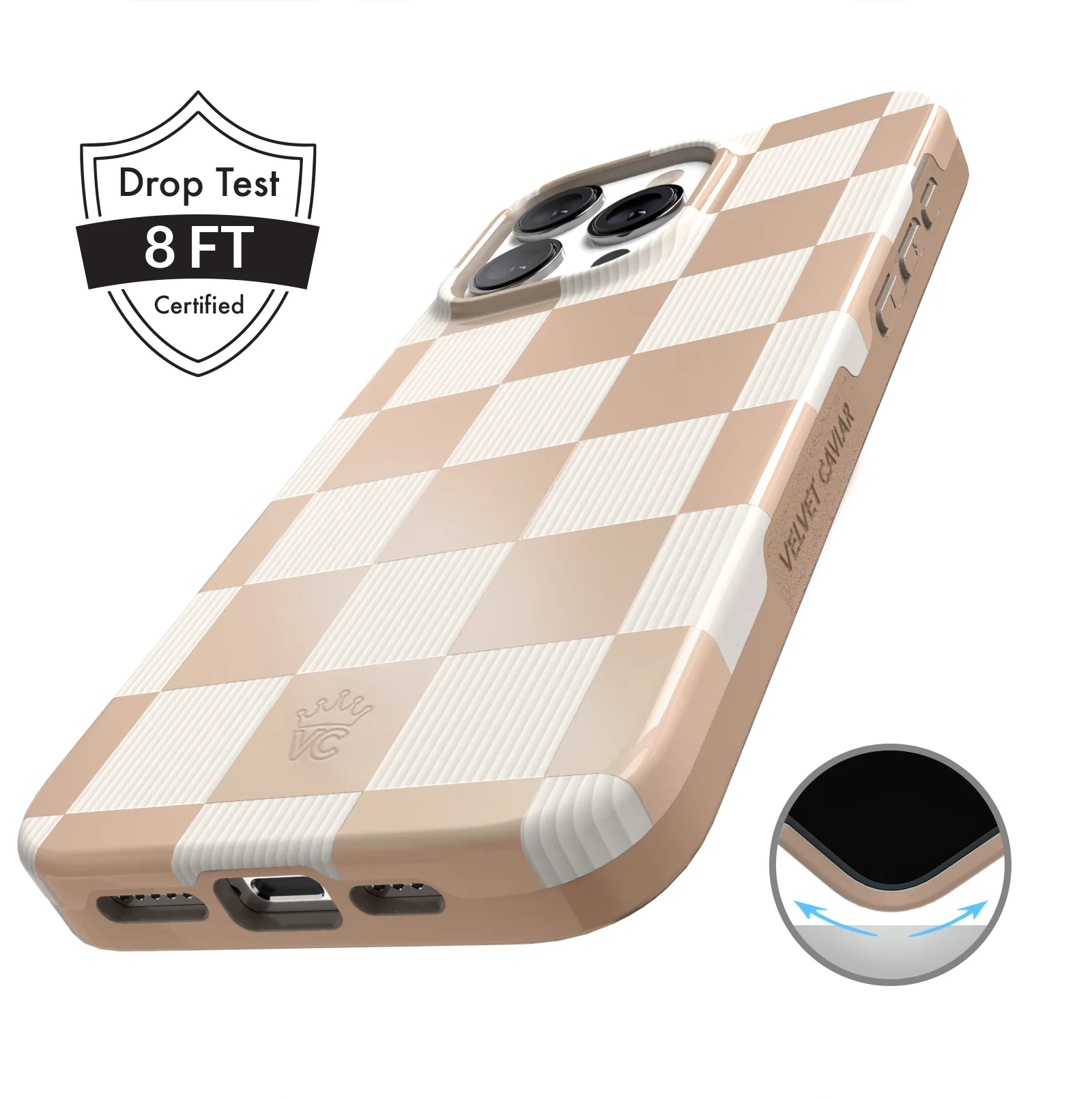Nude Vibe Checker iPhone Case - Image 39