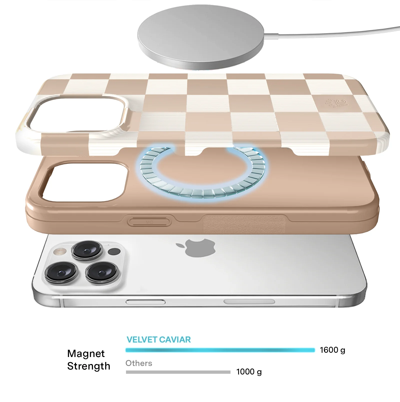 Nude Vibe Checker iPhone Case - Image 53