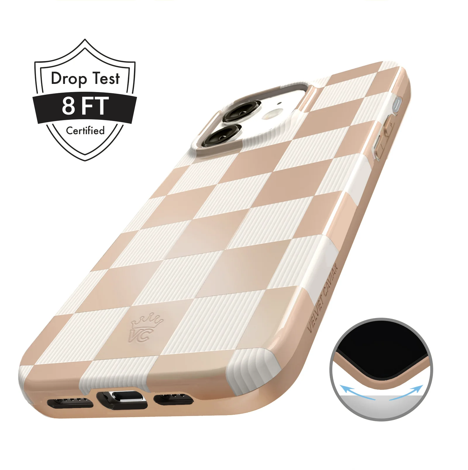Nude Vibe Checker iPhone Case - Image 69