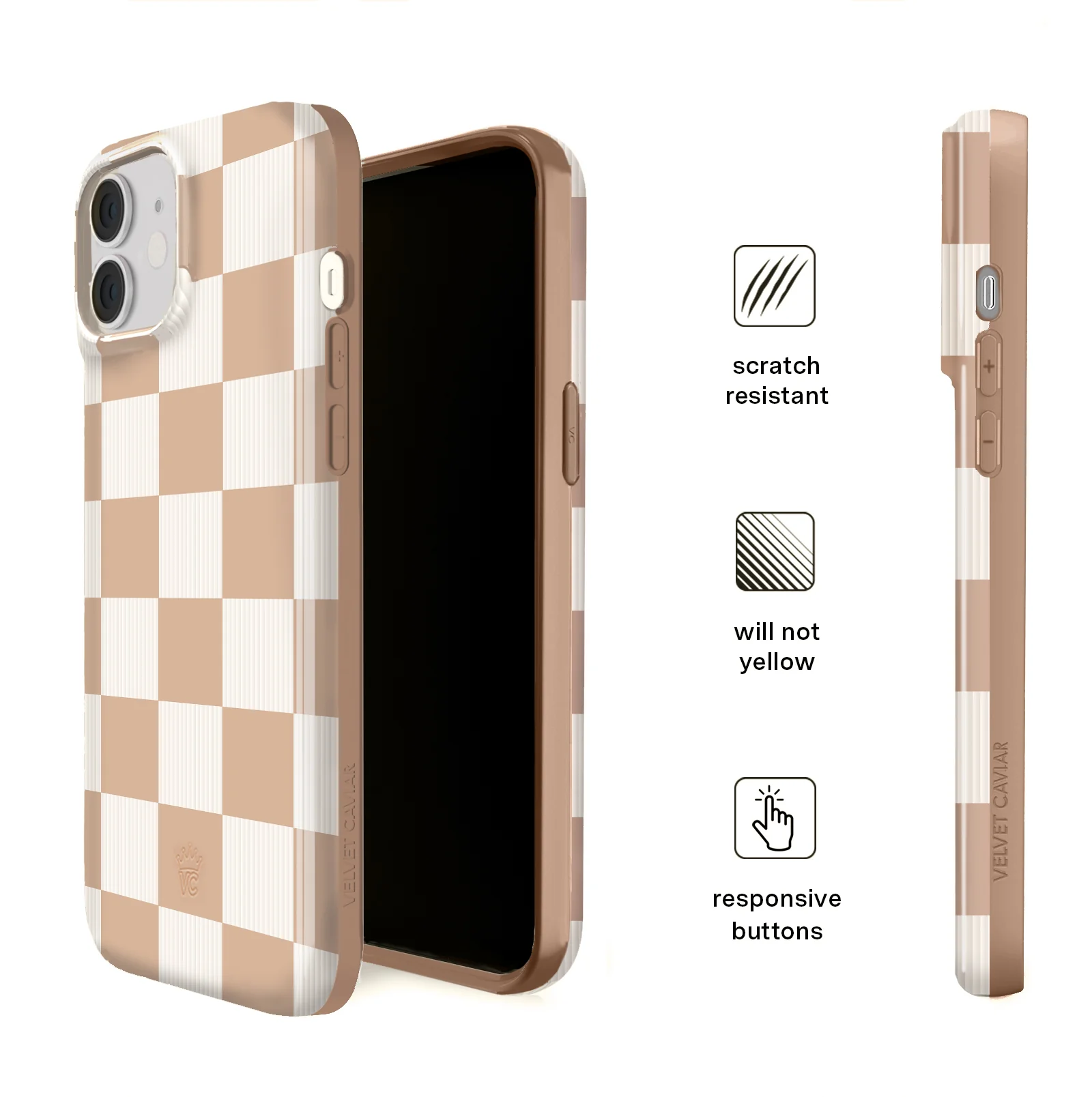 Nude Vibe Checker iPhone Case - Image 70