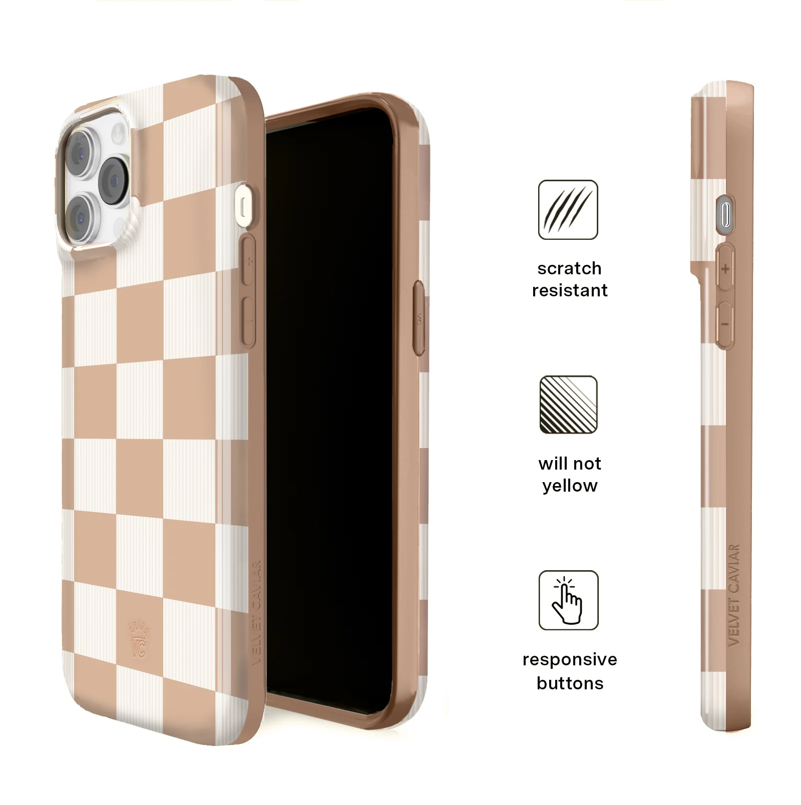 Nude Vibe Checker iPhone Case - Image 80