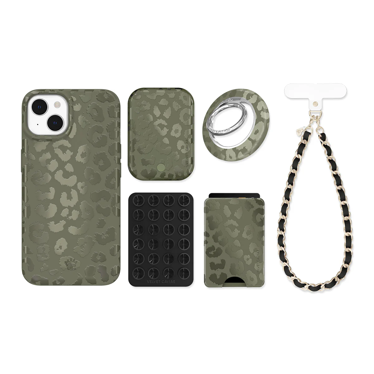 Olive Leopard iPhone Bundle Set - Image 12