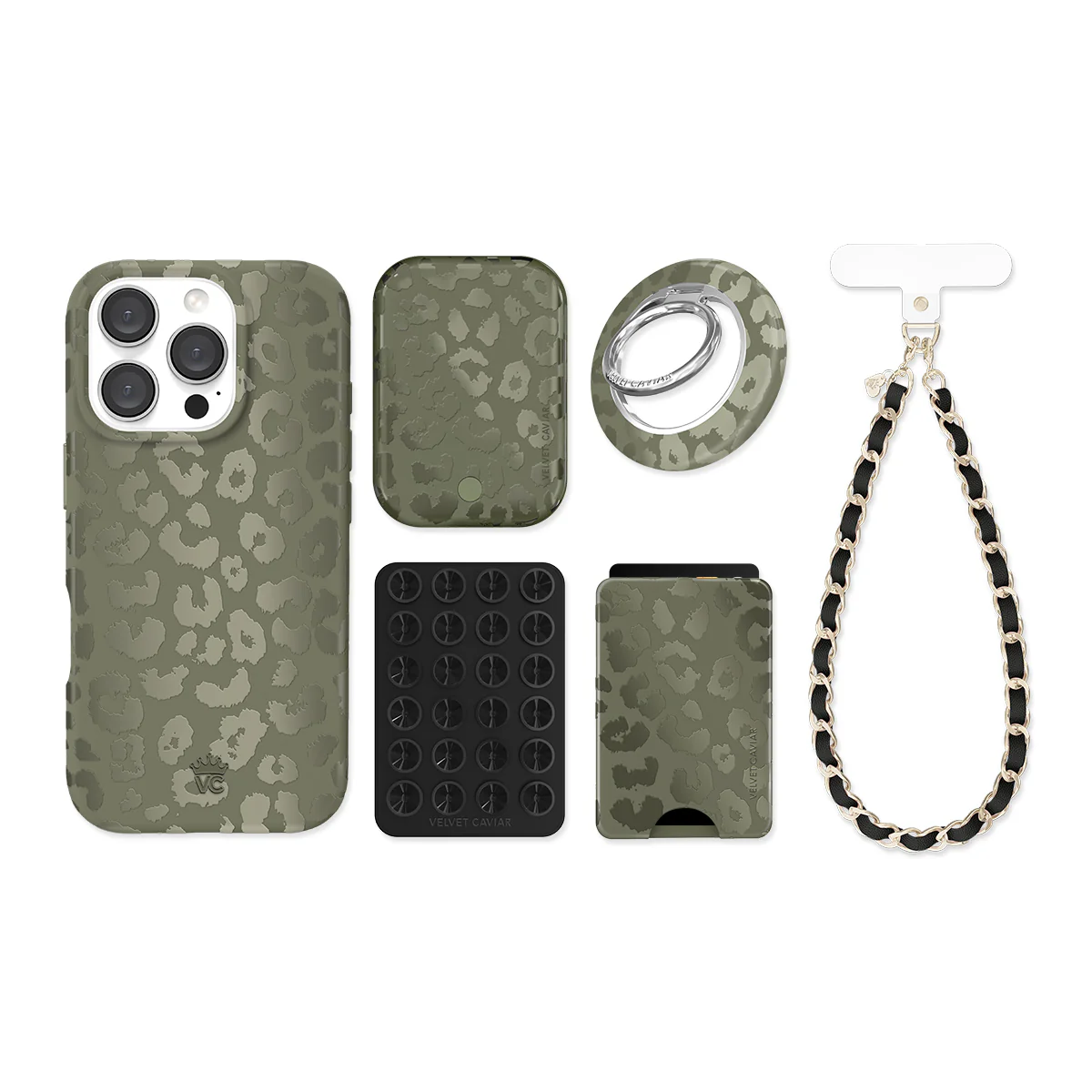 Olive Leopard iPhone Bundle Set - Image 19