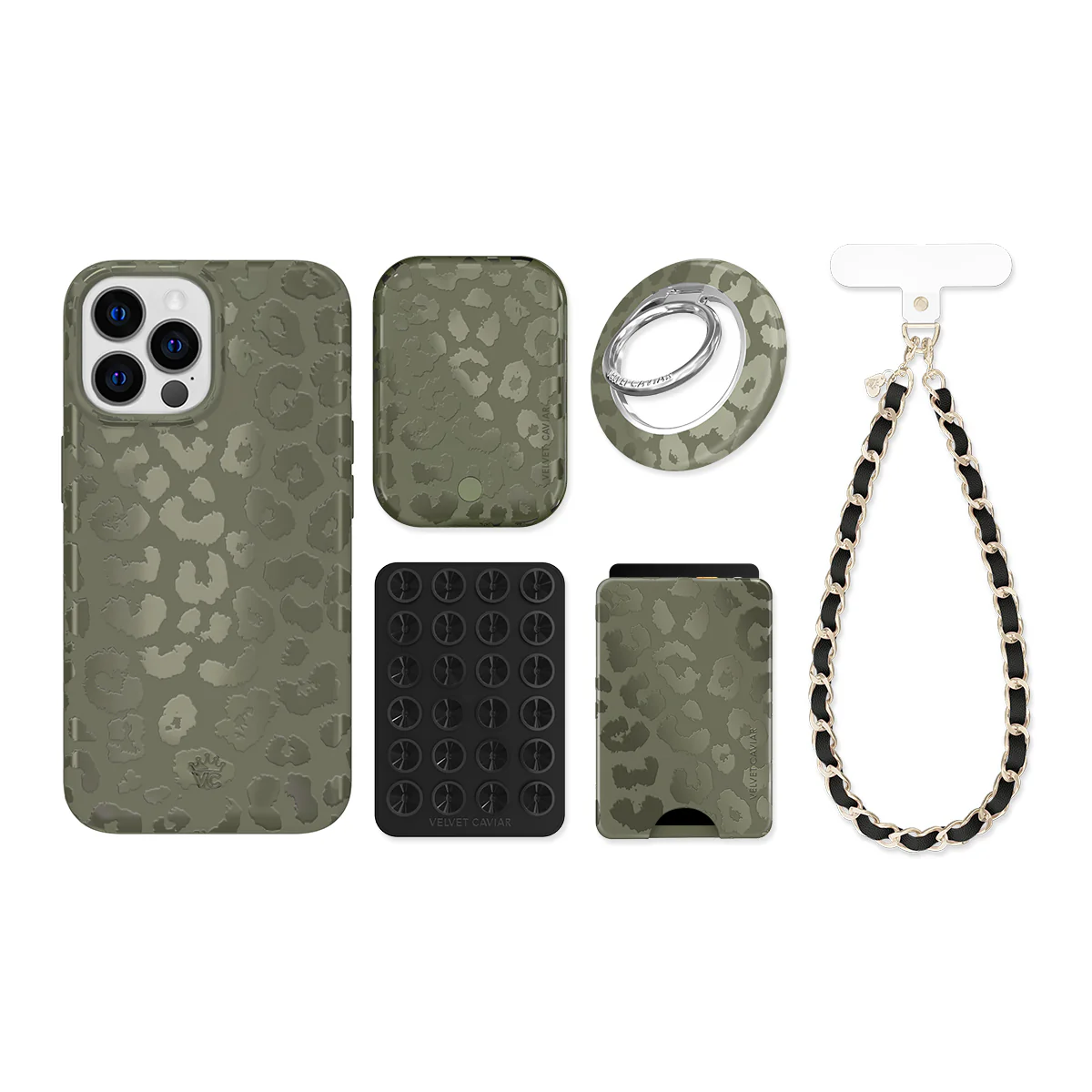Olive Leopard iPhone Bundle Set - Image 2