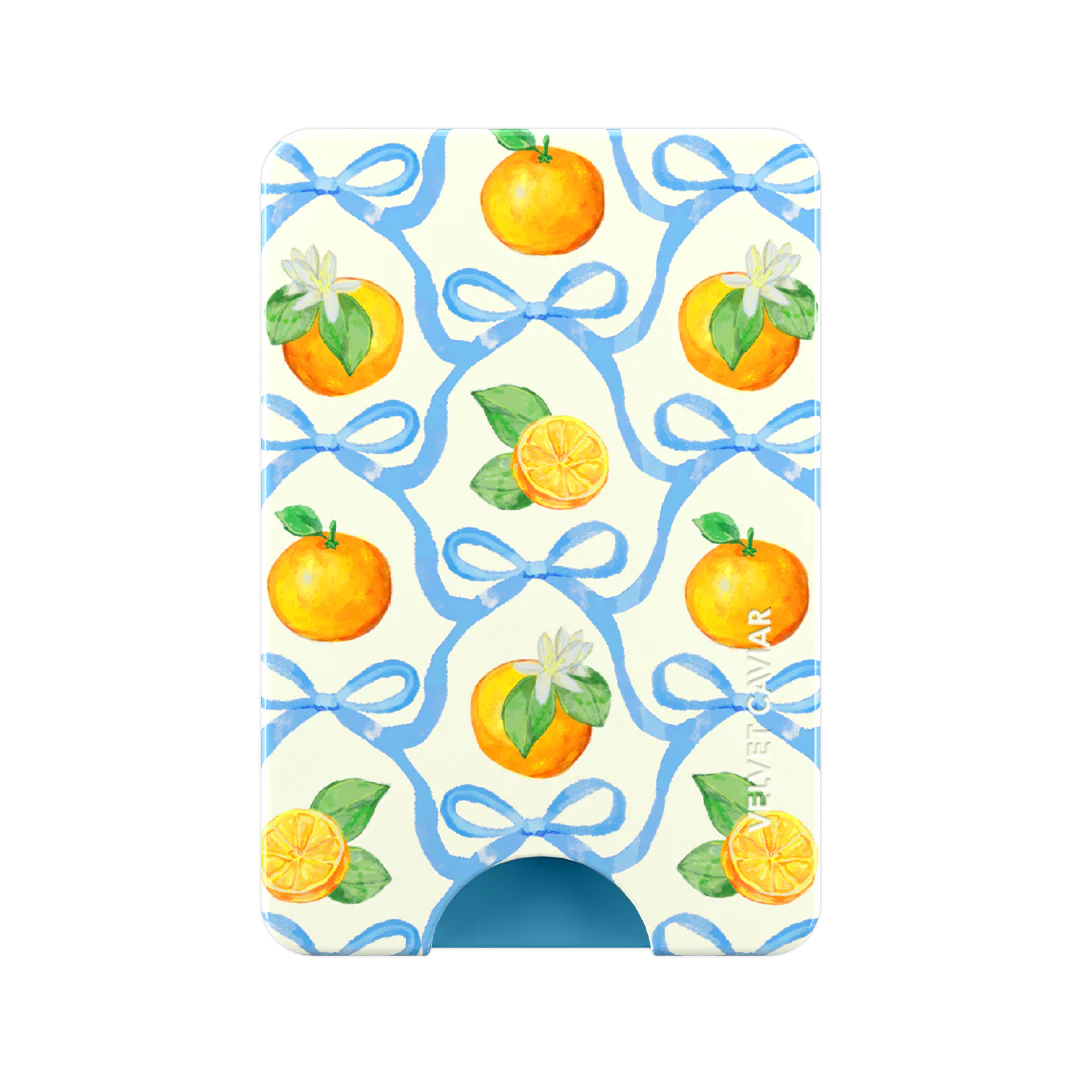 Orange Blossom MagSafe Wallet