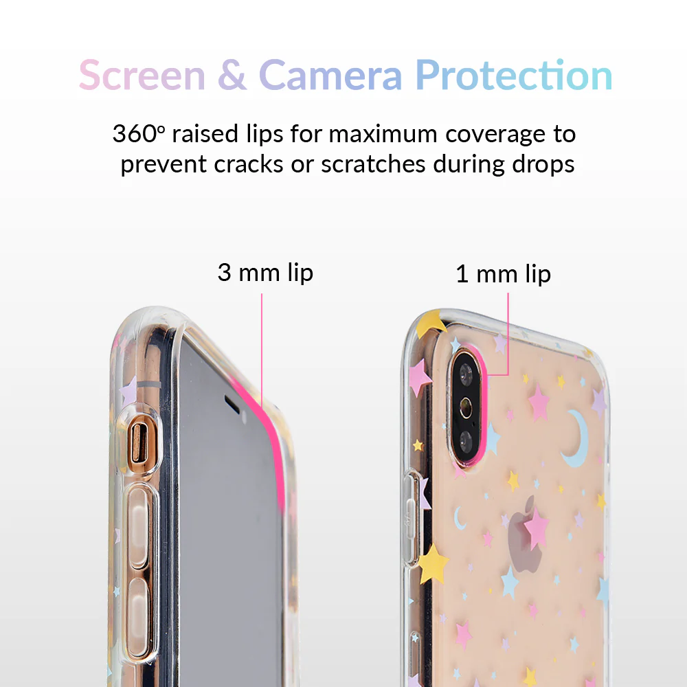 Pastel Starry Night Clear iPhone Case - Image 21
