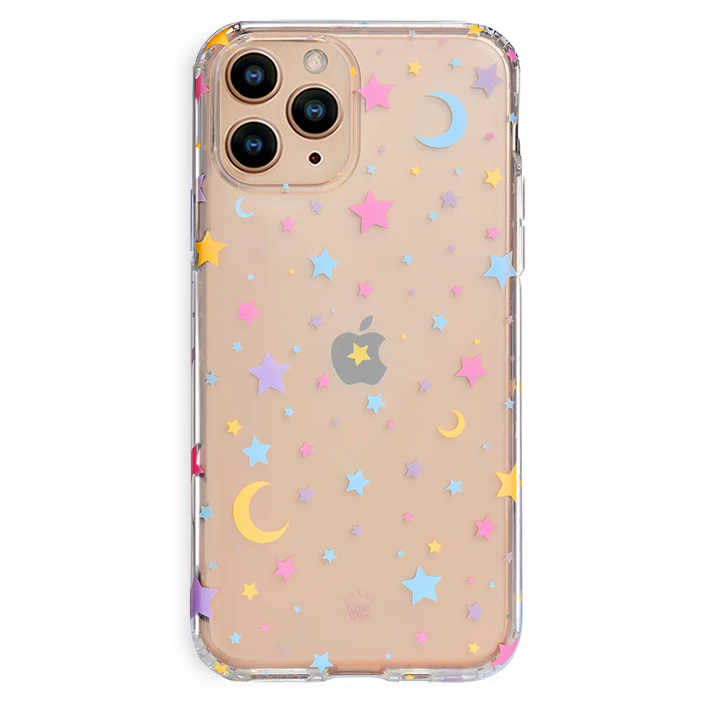 Pastel Starry Night Clear iPhone Case - Image 37
