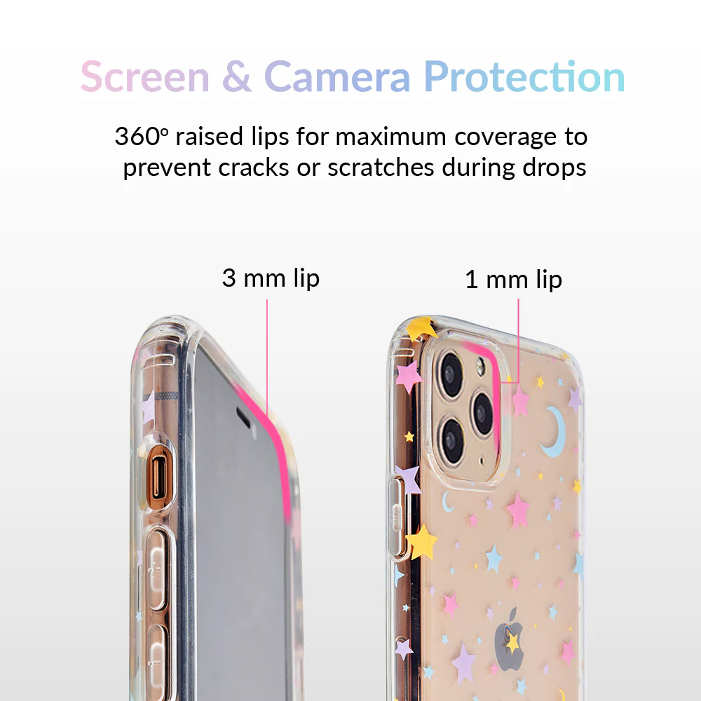 Pastel Starry Night Clear iPhone Case - Image 45