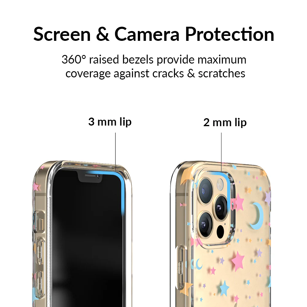Pastel Starry Night Clear iPhone Case - Image 57