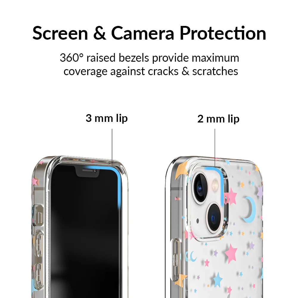 Pastel Starry Night Clear iPhone Case - Image 75