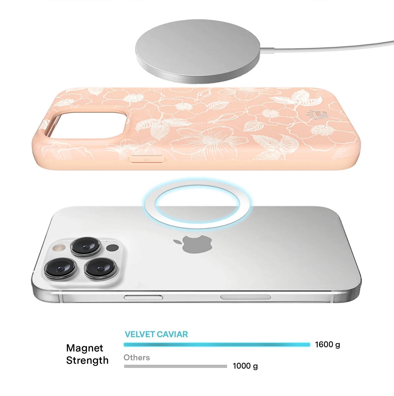 Peach Blossom Floral iPhone Case - Image 28
