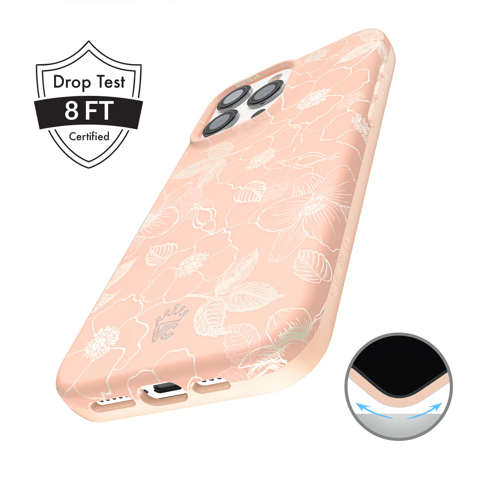 Peach Blossom Floral iPhone Case - Image 35