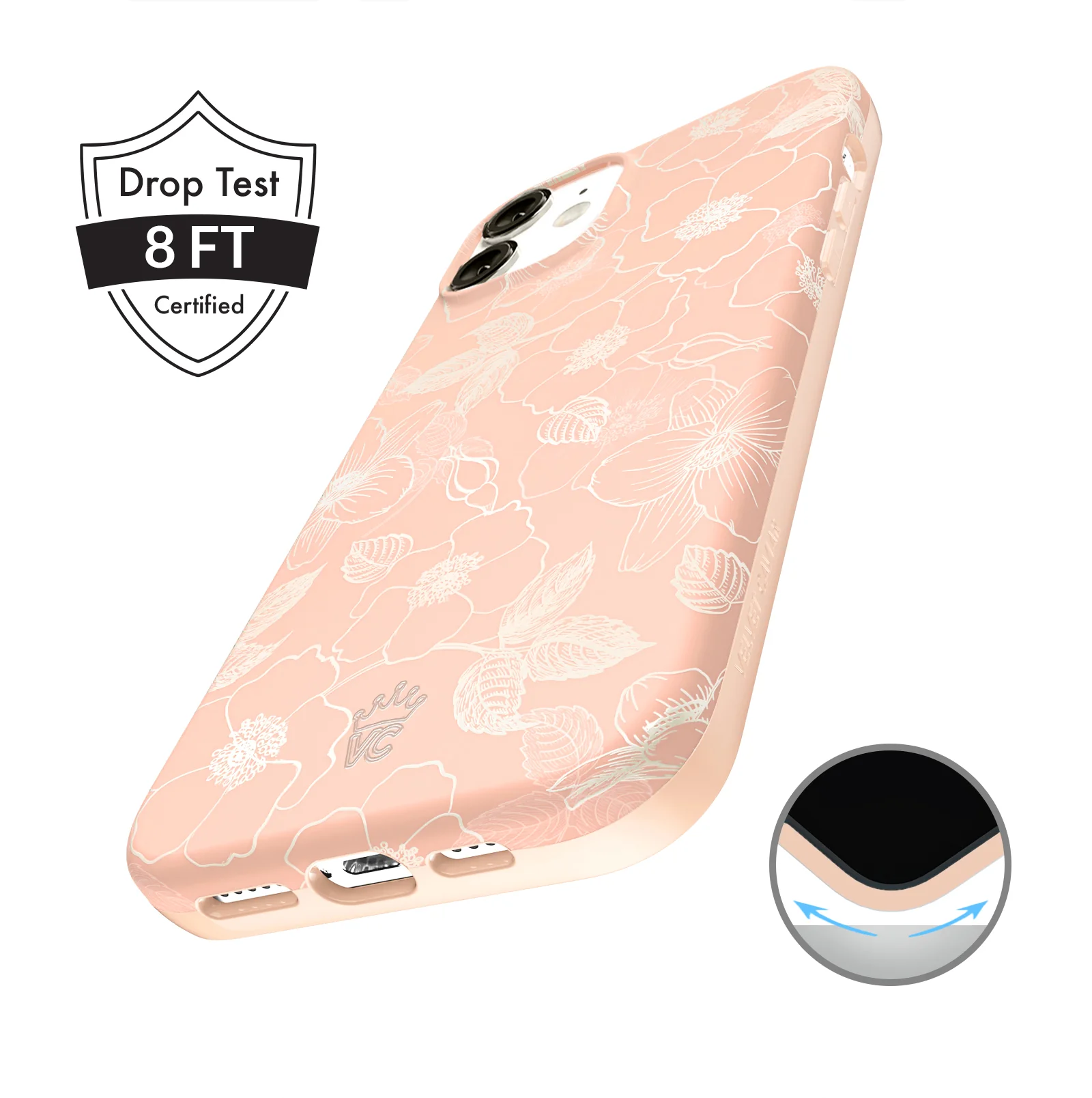 Peach Blossom Floral iPhone Case - Image 95