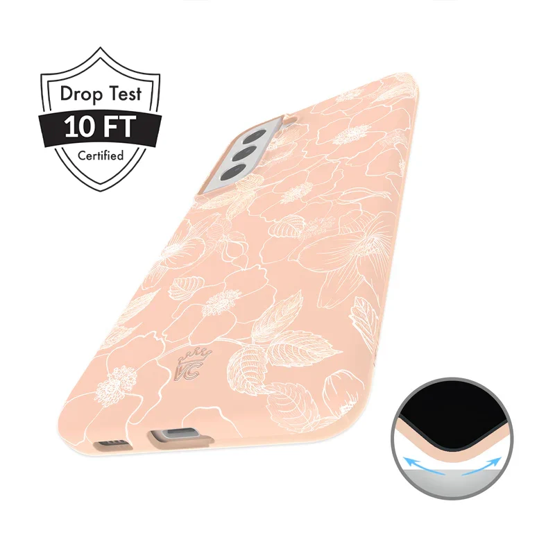 Peach Blossom Floral Samsung Case - Image 41